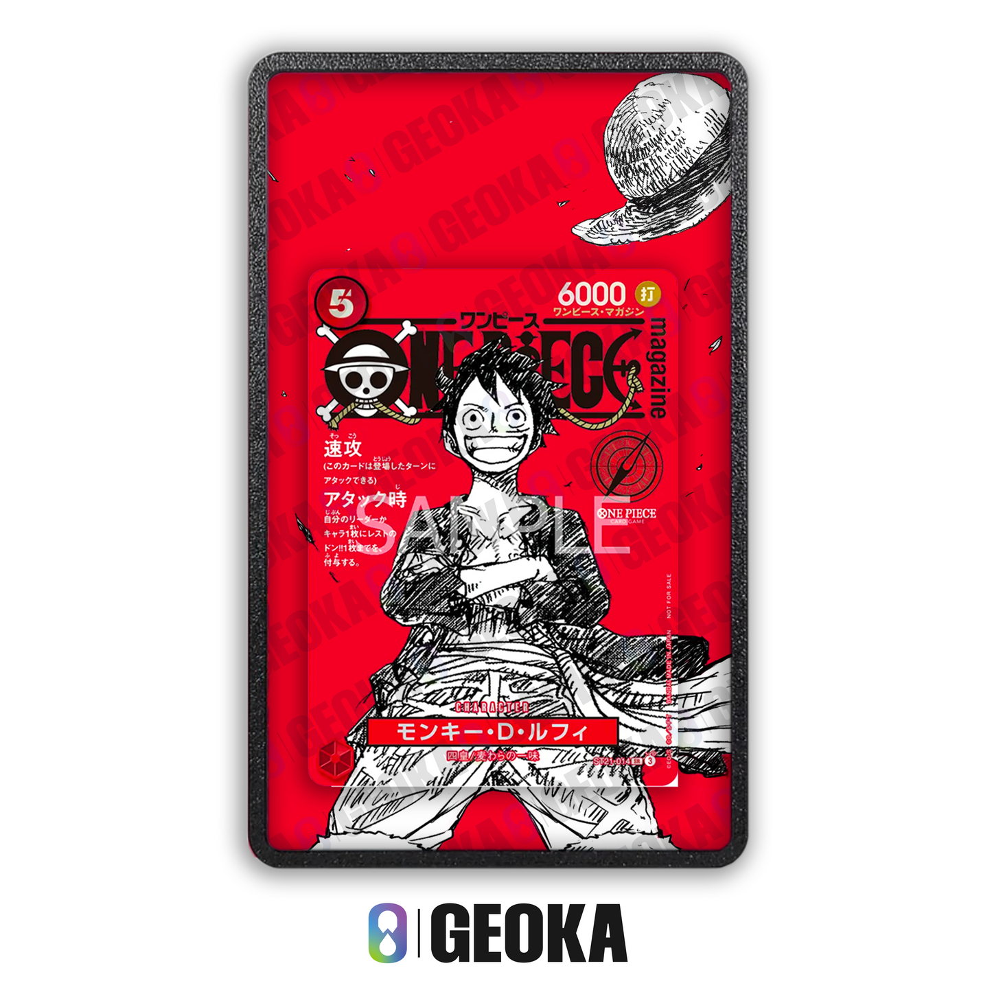 Monkey D. Luffy ST21-014 - Teca con artwork esteso per carte gradate