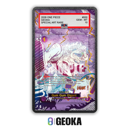 Gum-Gum Giant OP09-078 - Teca con artwork esteso per carte gradate