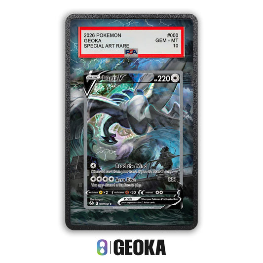 Lugia V 186/195 - Teca con artwork esteso per carte gradate