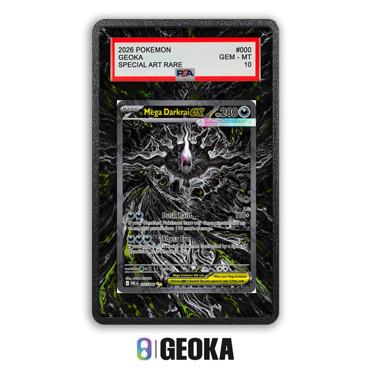 Mega Darkrai ex 116/084 - Teca con artwork esteso per carte gradate