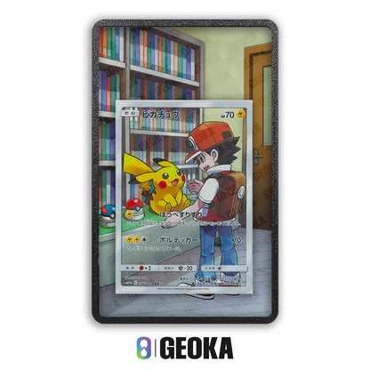 Pikachu sm11b 054 - Teca con artwork esteso per carte gradate