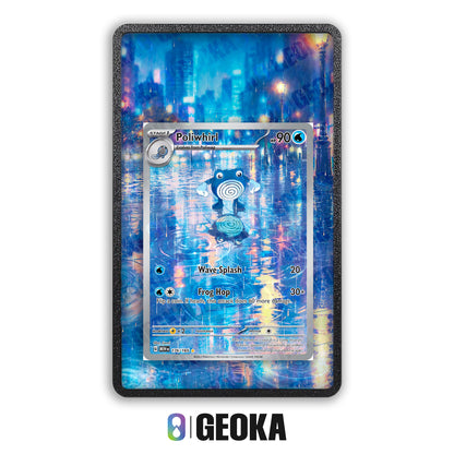 Poliwhirl 176/165 - Teca con artwork esteso per carte gradate