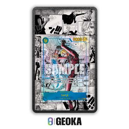 Sanji OP06-119 Manga - Teca con artwork esteso per carte gradate