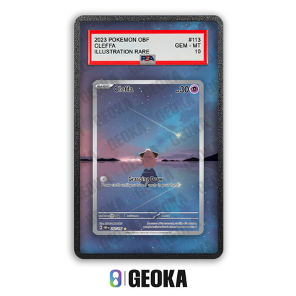 Cleffa OBF 202/197 - Teca con artwork esteso per carte gradate