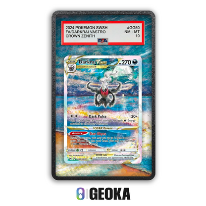 Darkrai V ASTRO GG50/GG70 - Teca con artwork esteso per carte gradate