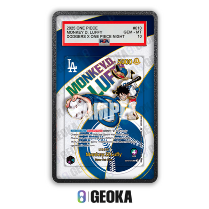 Monkey D. Luffy EB02-010 - Teca con artwork esteso per carte gradate