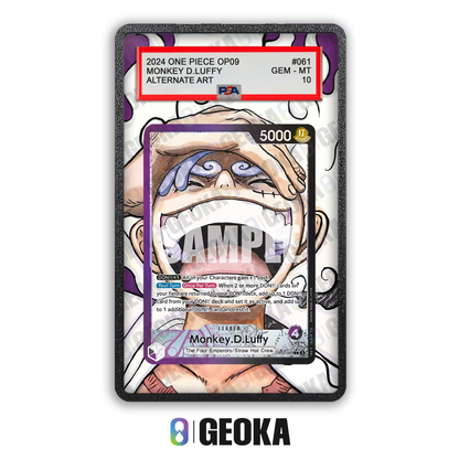Monkey D. Luffy OP09-061 - Teca con artwork esteso per carte gradate