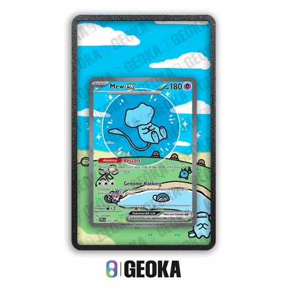 Mew ex 232/091 - Teca con artwork esteso per carte gradate