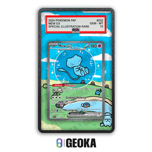 Mew ex 232/091 - Teca con artwork esteso per carte gradate