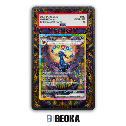 Umbreon ex 161/131 - Teca con artwork esteso per carte gradate