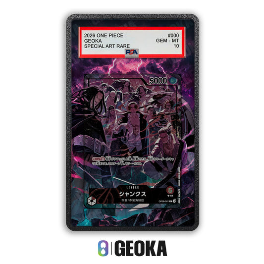 Shanks op09-001 - Teca con artwork esteso per carte gradate