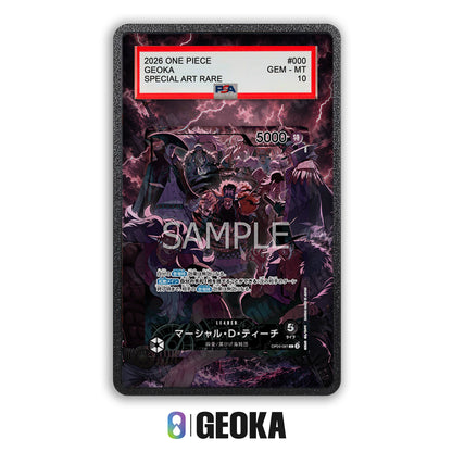 Marshall D. Teach OP09-081 - Teca con artwork esteso per carte gradate