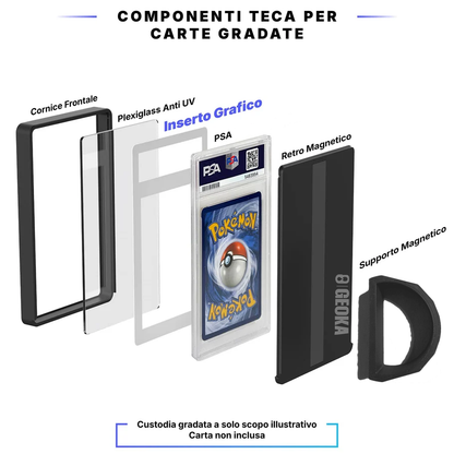 Zapdos ex 202/165 - Teca con artwork esteso per carte gradate